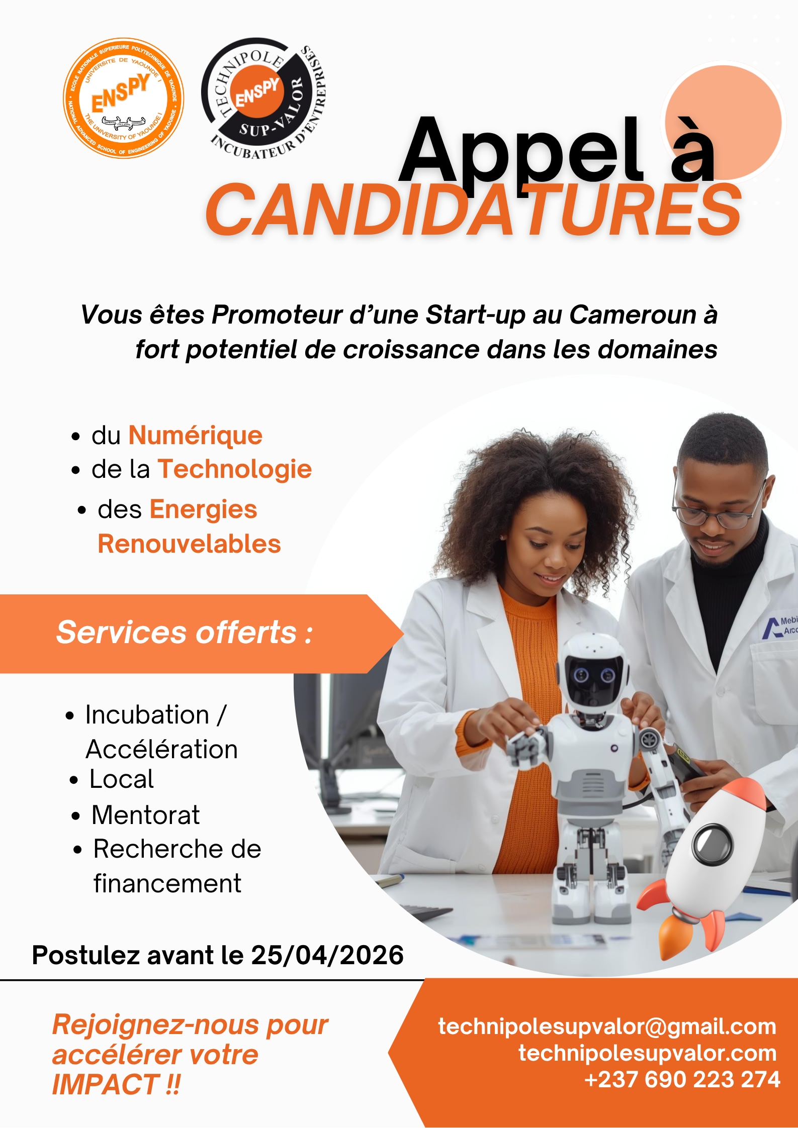 APPEL A CANDIDATURES